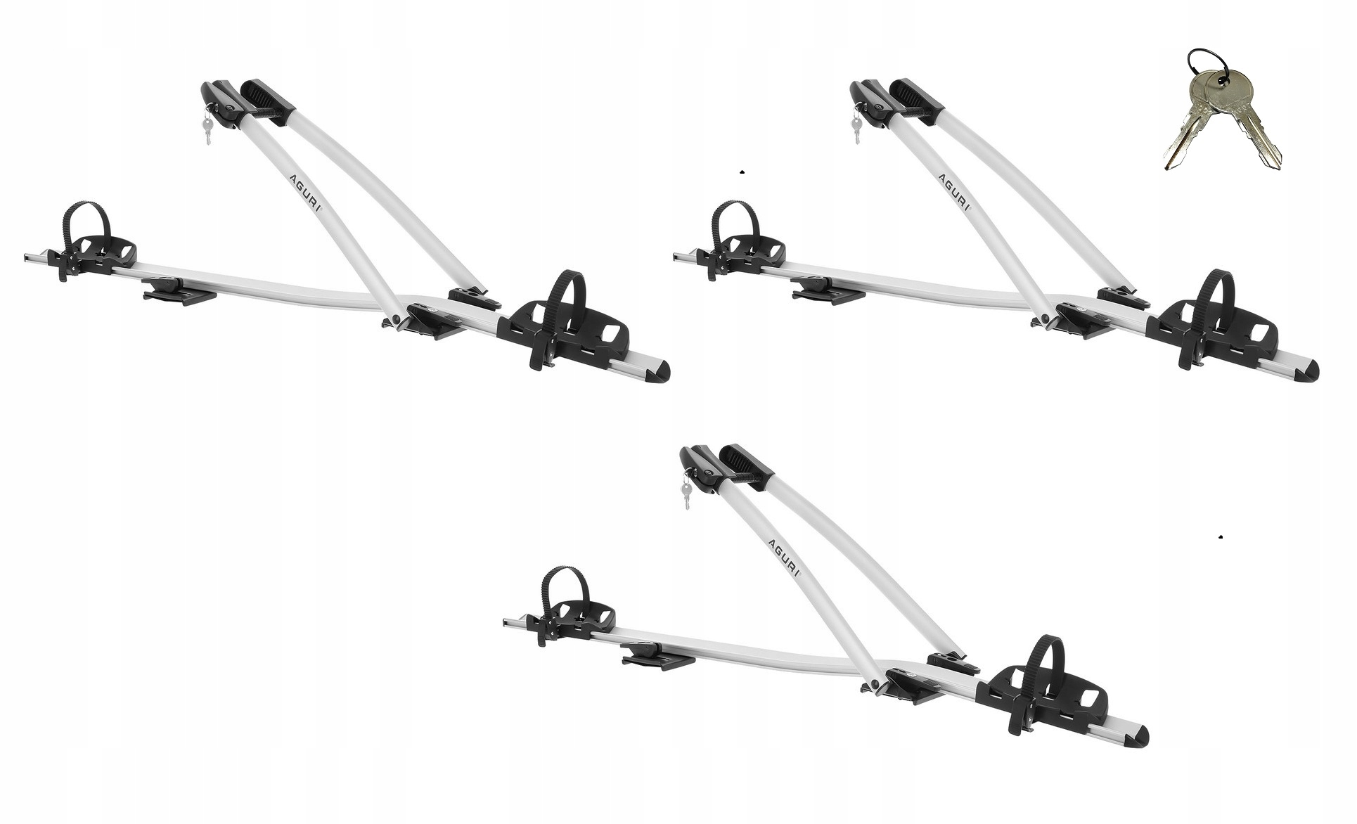 

Uchwyt bagażnik rowerowy dach Acuda III 1 kluczyk