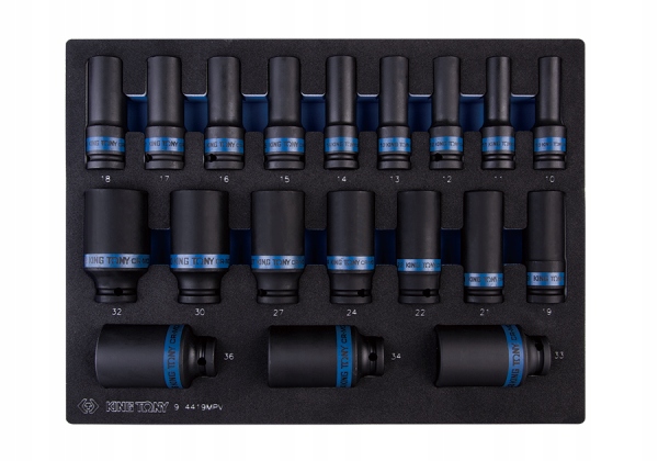 ZESTAW NASADEK UDAROWYCH 1/2"" King Tony 9-4419MPV