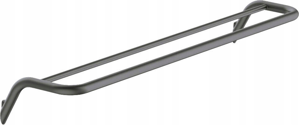 Deante Dvojitý nástenný vešiak na uterák Silia titanium ADI_D631