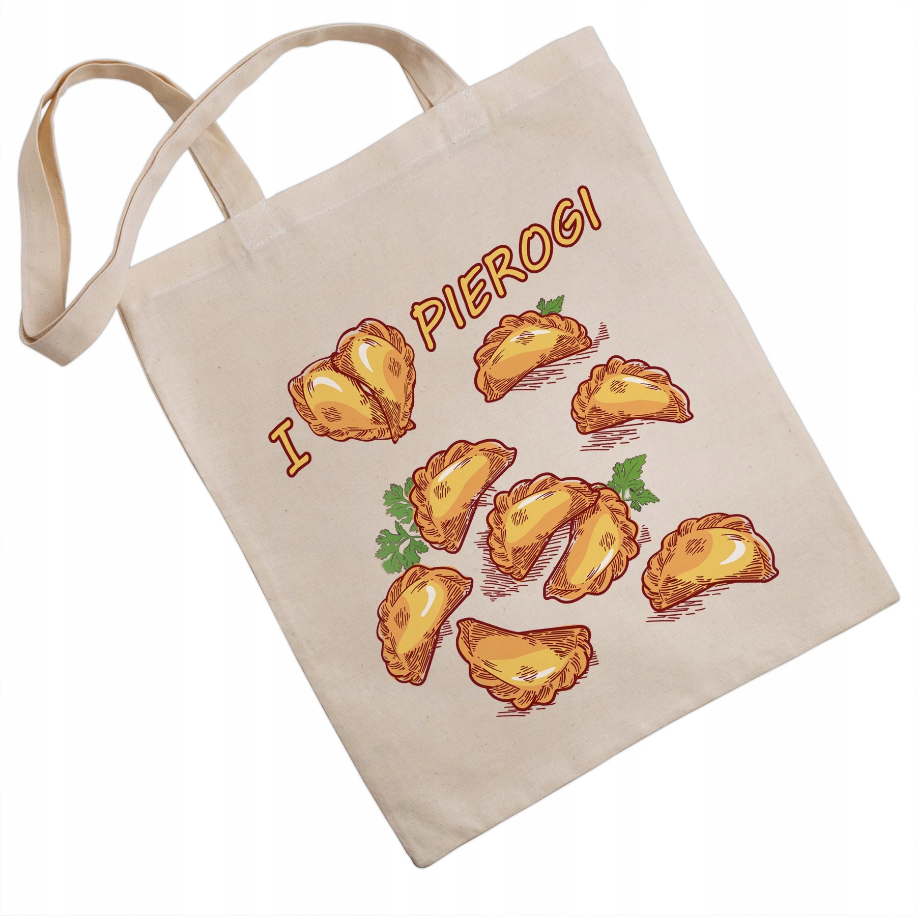

Torba eko I Love Pierogi, natural
