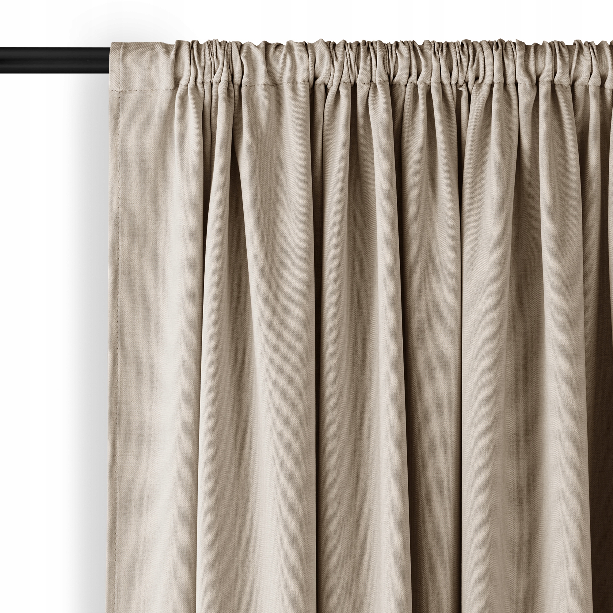 Filumi Záclony štruktúrovaná tkanina tunel Béžová 400x260