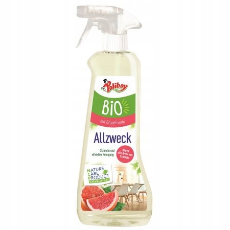 4X Rozprašovač na čištění různých povrchů Poliboy Bio Allzweck 500 ml