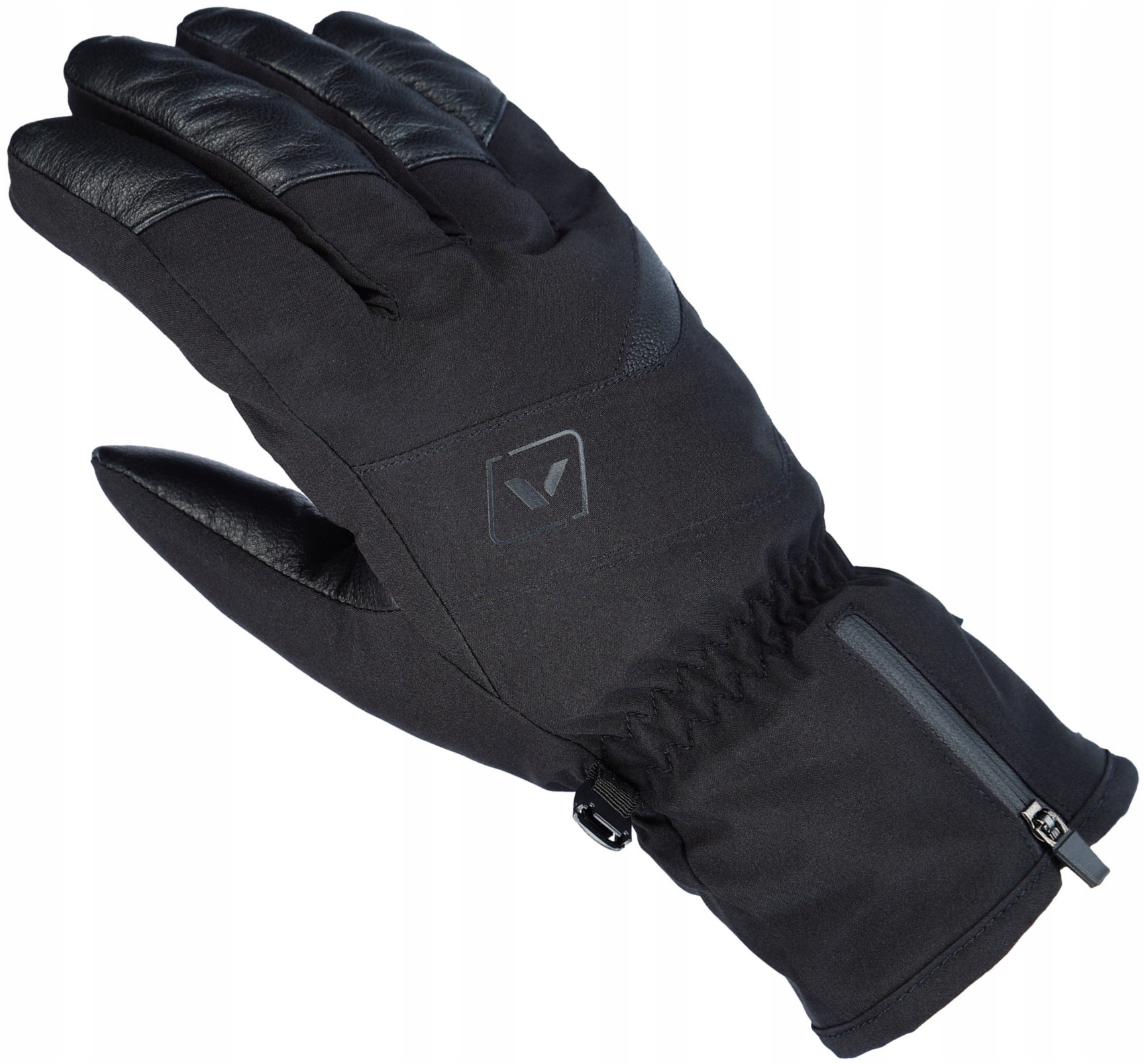 Rękawice Narciarskie Zimowe Viking Soley 2.0 r. 10 XL Czarne membrana Att