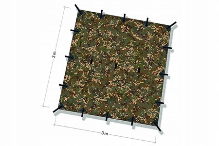 

Tarp płachta Uk DD Hammocks 3x3 kamuflaż MC