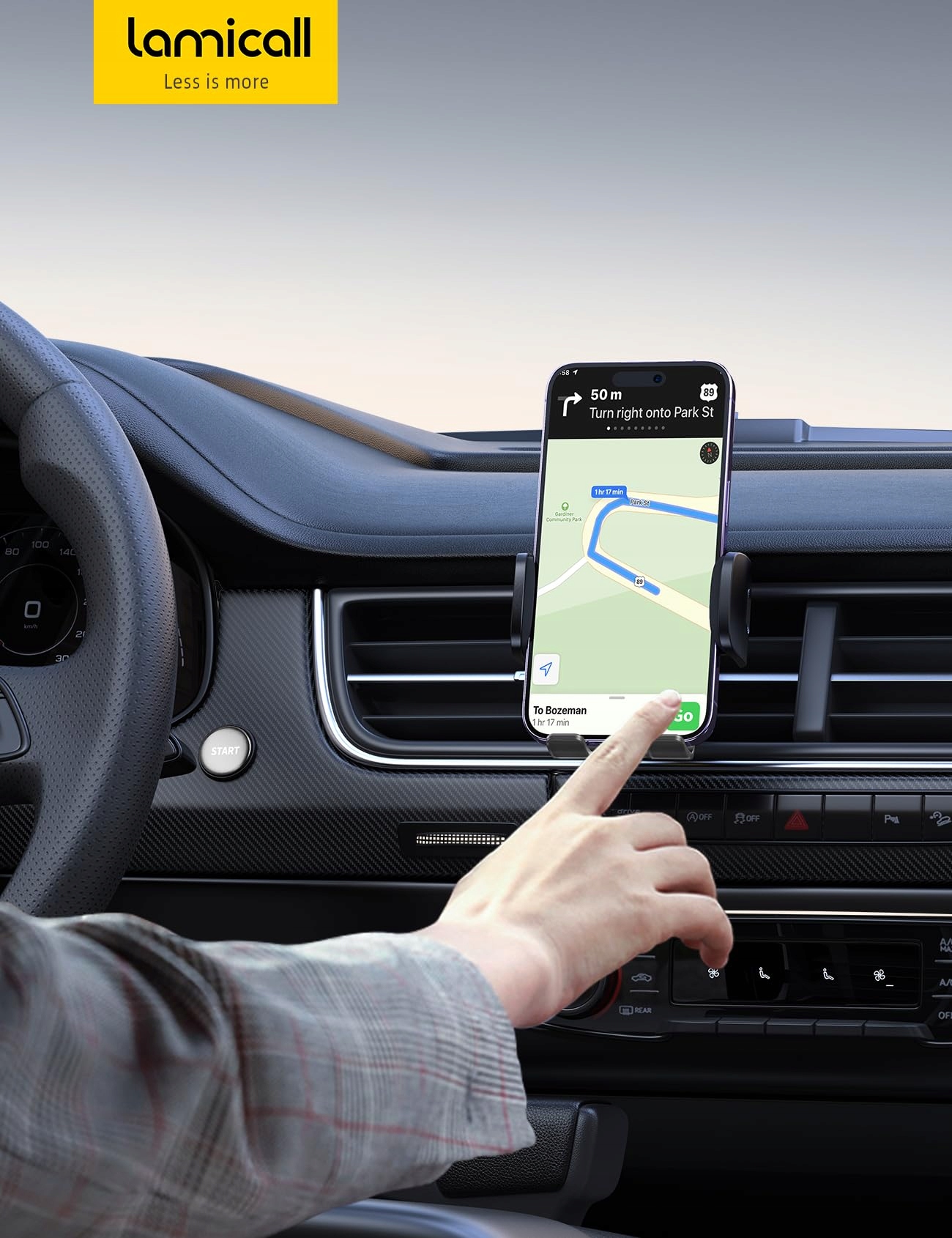 LAMICALL Uchwyt Samochodowy 360° — miniatura 7