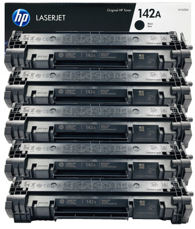 5x Toner Hp W1420A Chip Hp 142A Czarny Black M110w M110we M140we
