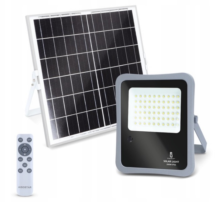 

Panel Solarny Lampa Latarnia Halogen Led 300W Pilo