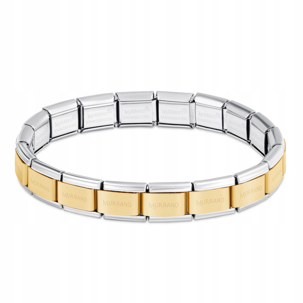 

Bransoletka Bazowa Italian Charms Silver Gold 17