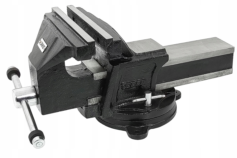 Тиски слесарные поворотные наковальня чугунные 200 мм