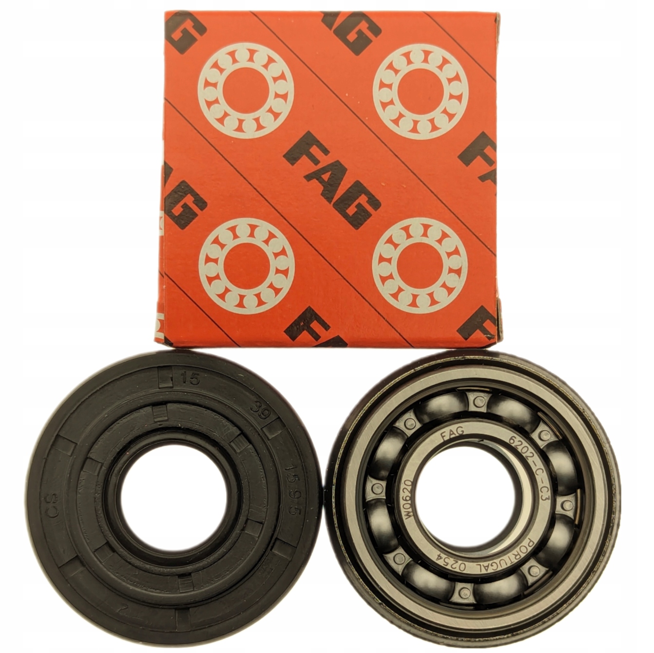 ŁOŻYSKA WAŁU FAG HUSQVARNA 340 345 350 + USZCZELNIACZE