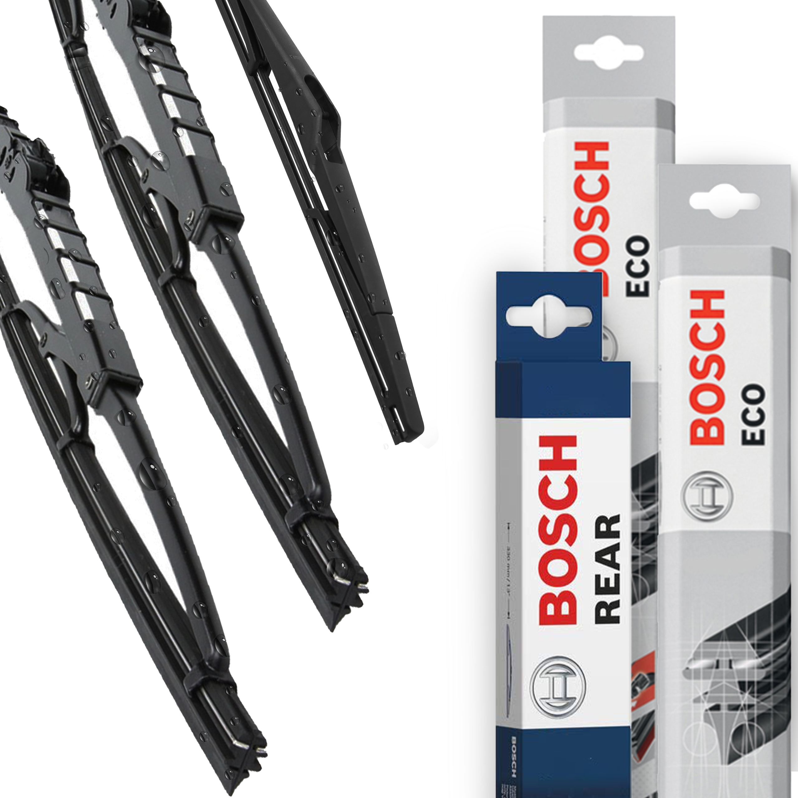 BOSCH СТЕКЛООЧИСТИТЕЛЕЙ ПЕРЕД+ЗАД. KIA SPECTRA 2001-2009