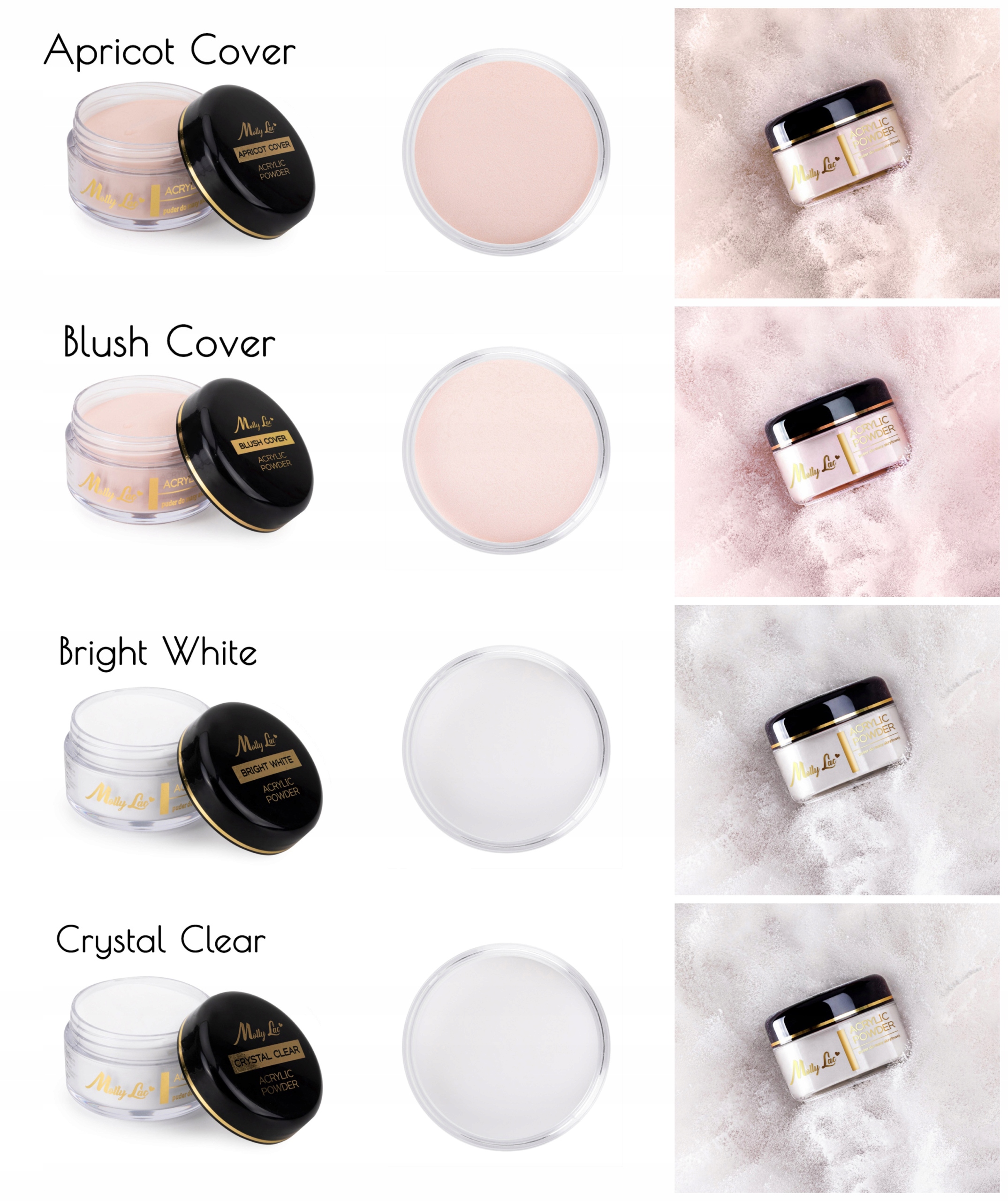 ZESTAW STARTOWY DO AKRYLU PUDER PROSZEK LIQUID PĘDZELEK EAN (GTIN) 5903990539947