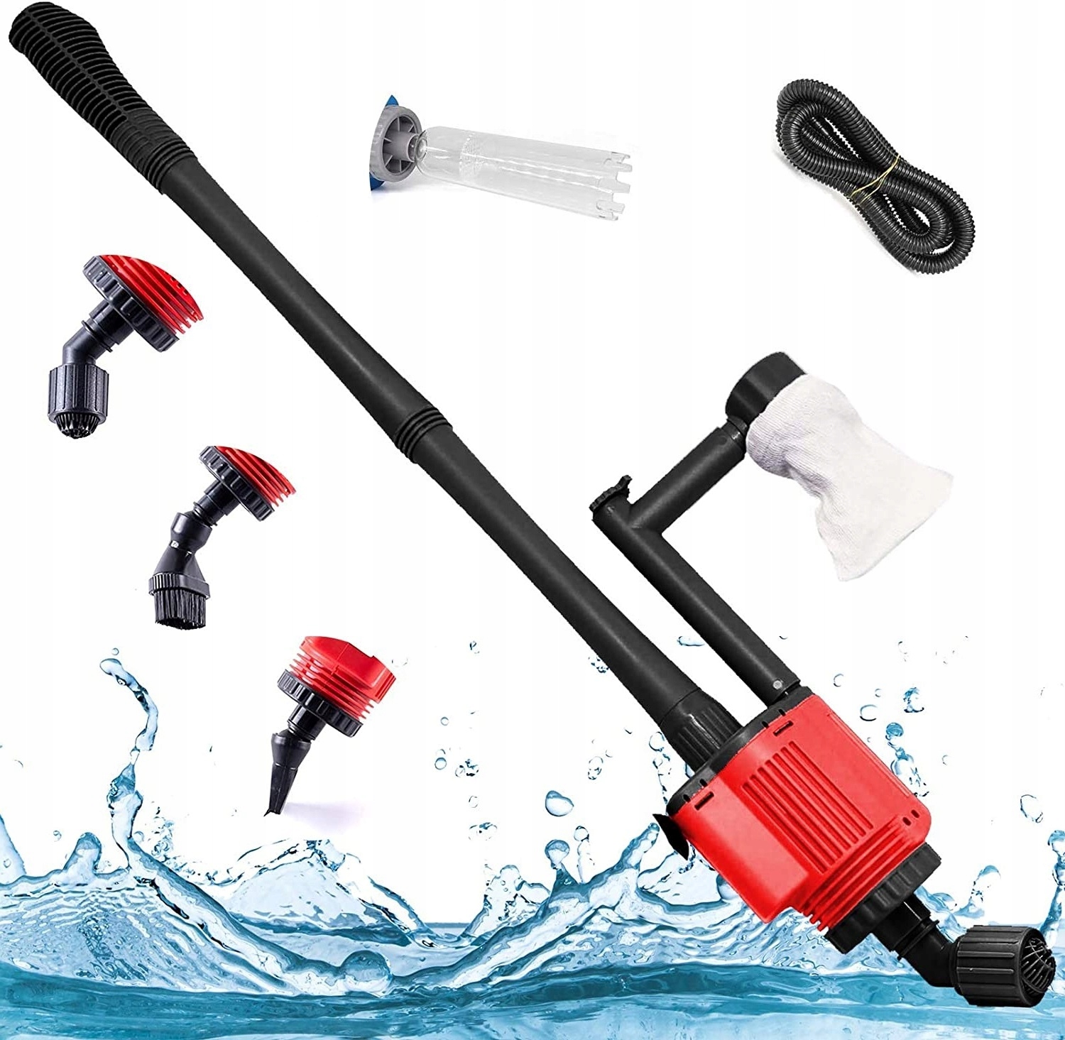 Levně Vysavač Pro Mulčování Akvária 6V1