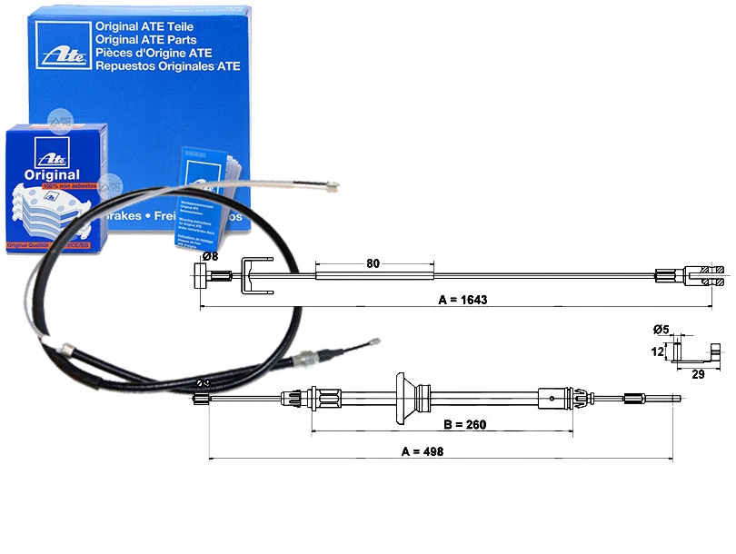 Lanko Ruční Brzdy Přední/střední Nissan Primast Asistent Kolize #34