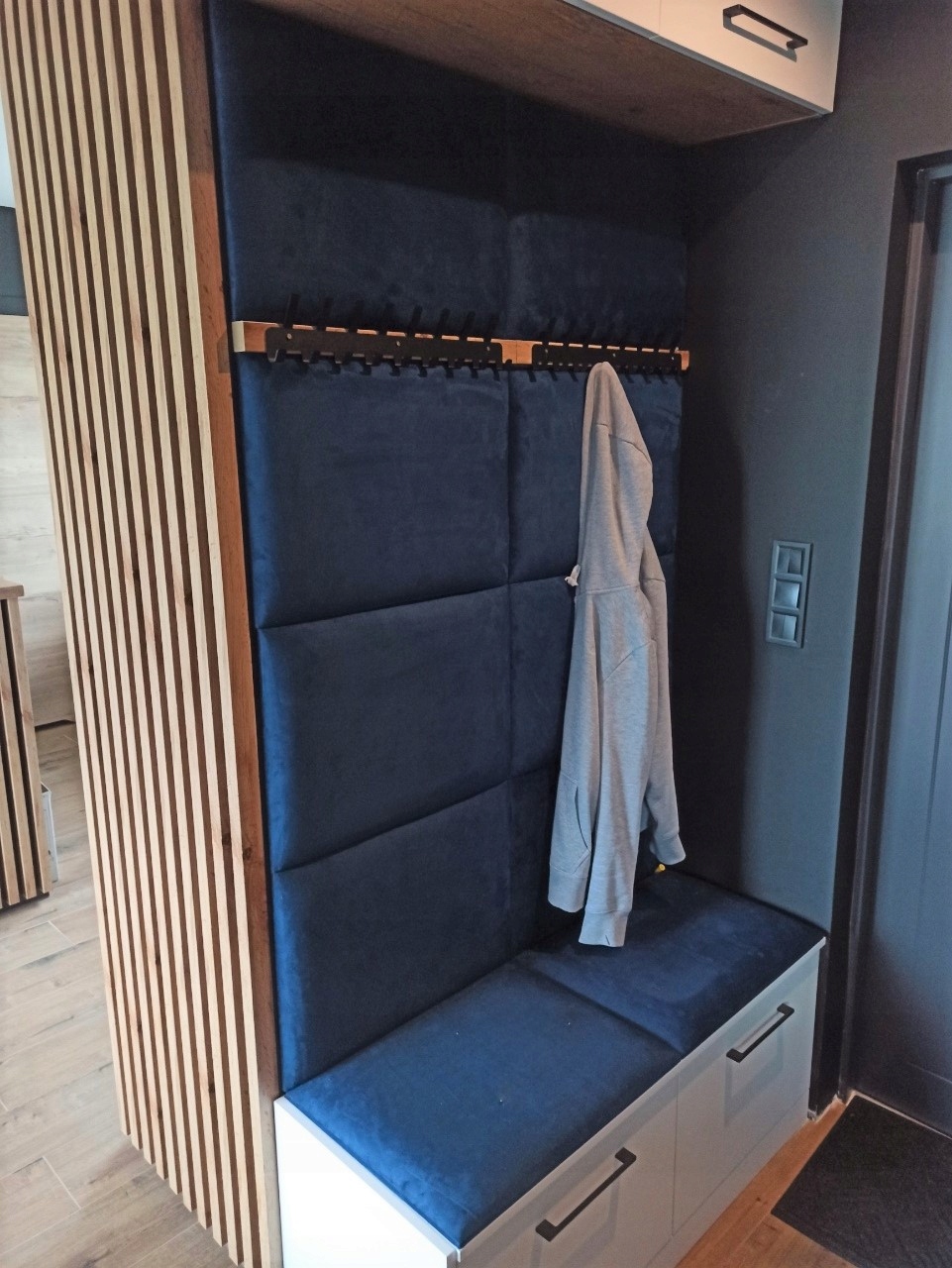 PANELE TAPICEROWANE ŚCIENNE WEZGŁOWIE 120X30 Wysokość mebla 30 cm