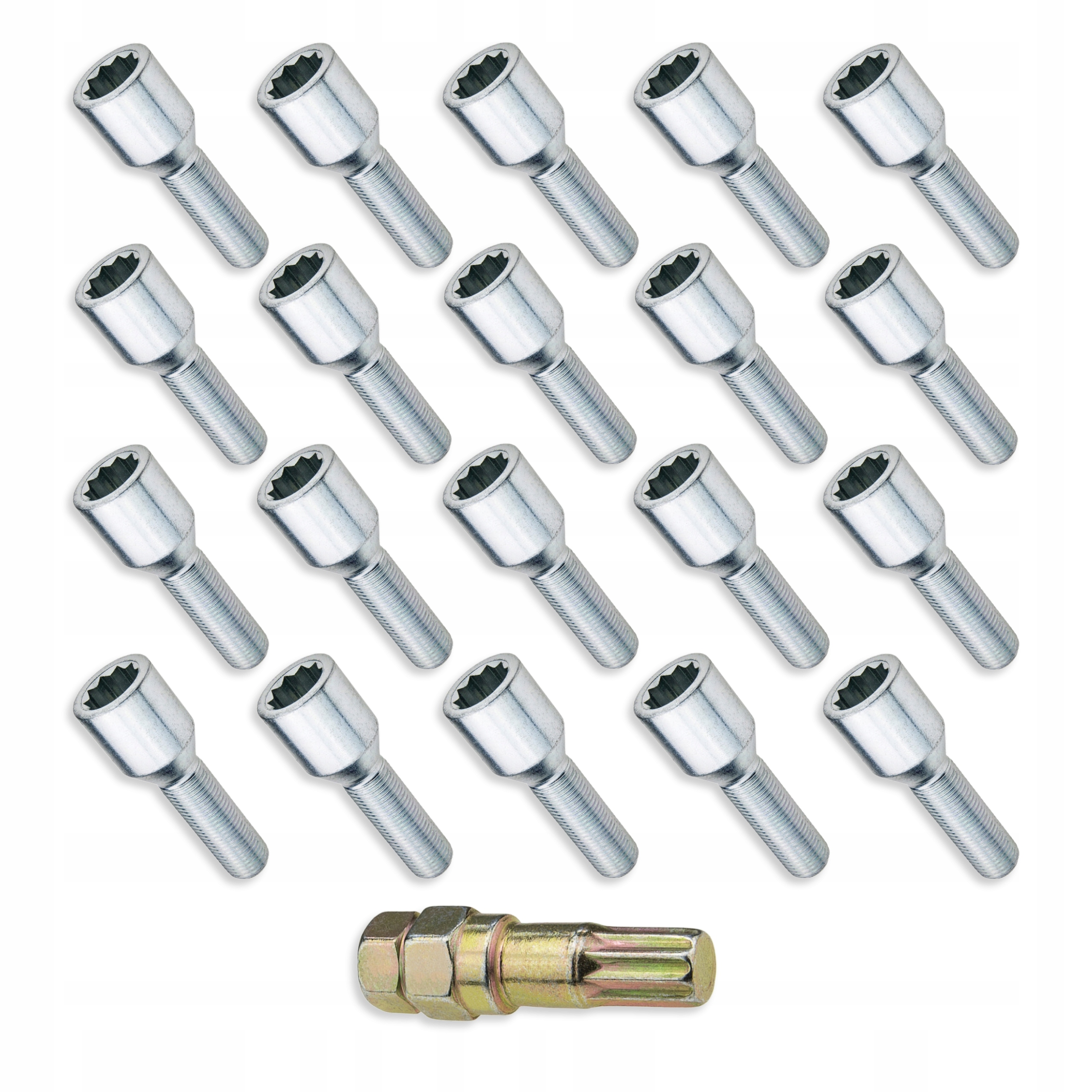 Úzké Šrouby M12X1,5 45 MM Na Klíč Torx Pro Kola Hliníkových Ráfků Carbonado