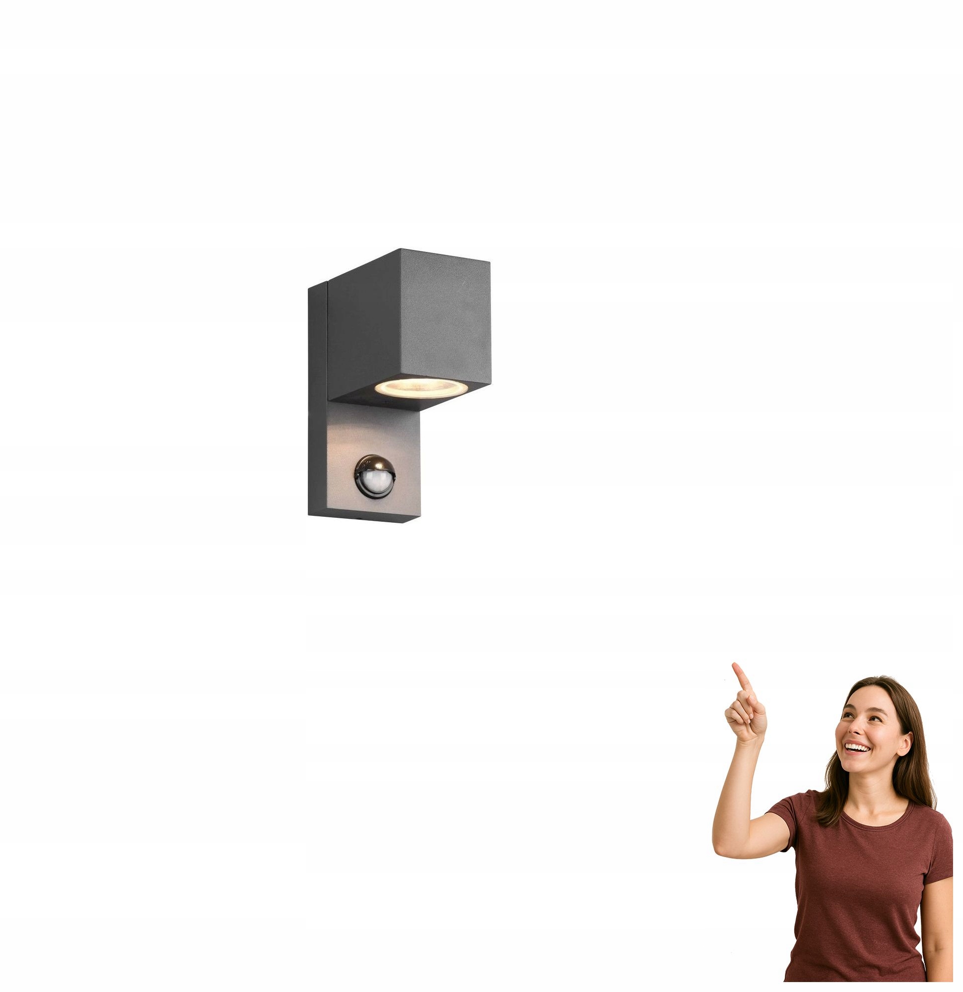 Nástěnná nástěnná lampa se senzorem Orvie DL142214269 Trio