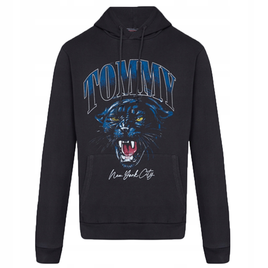 Mikina Tommy Jeans Logo DM0DM18399 Černá