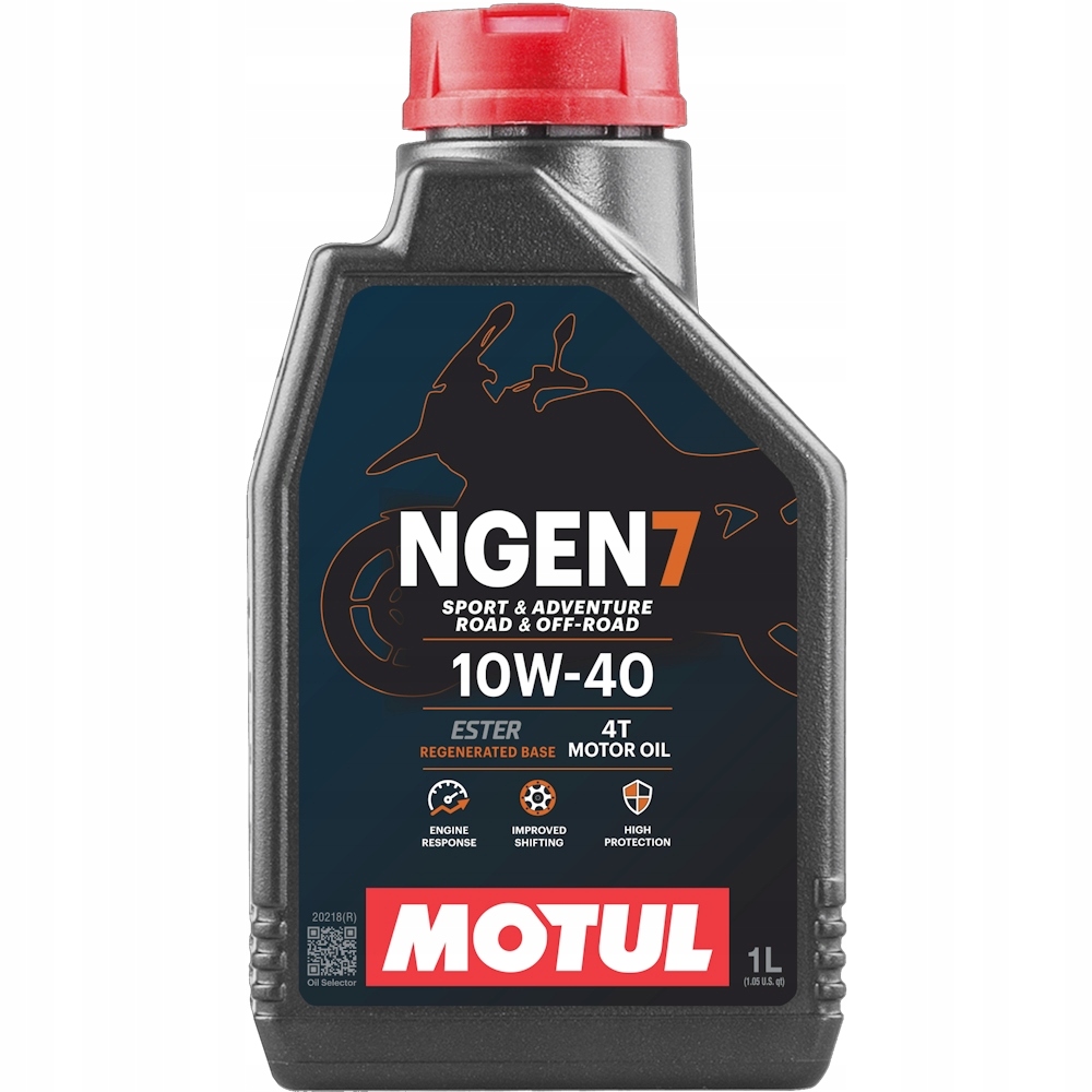 Olej motocyklowy Motul Ngen 7 1L 10W-40 111835 Jaso MA2