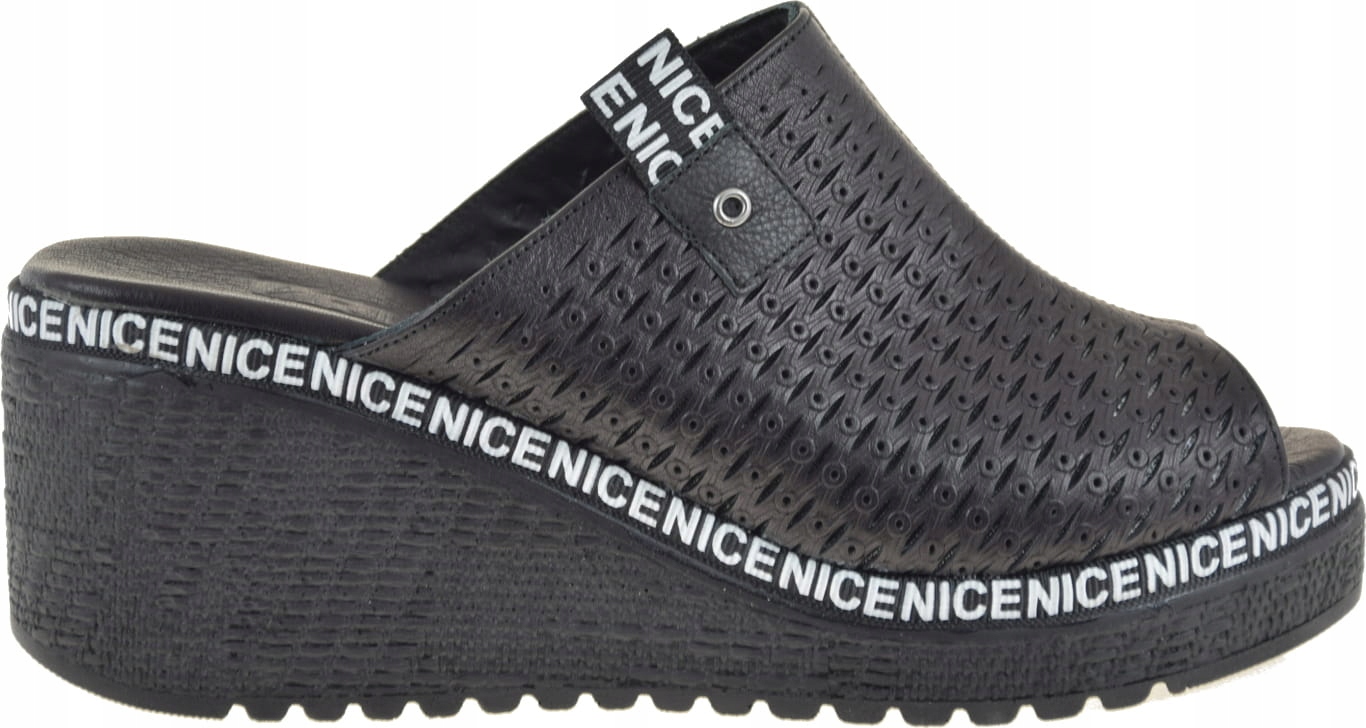 

Klapki Damskie Buty Letnie Na Koturnie 50C0523 R38