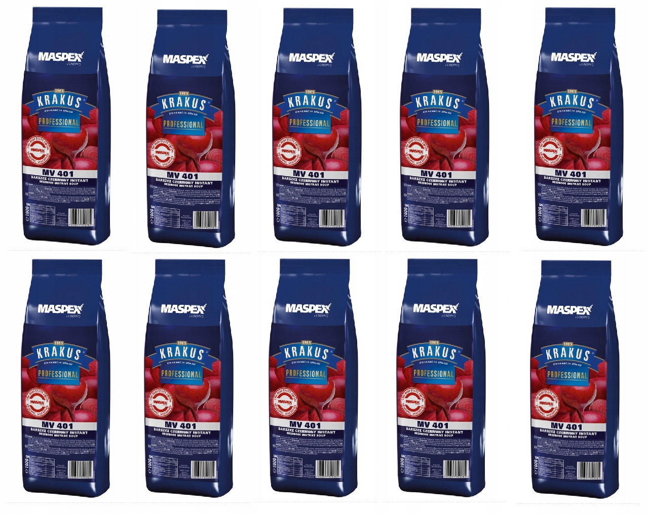 Zupa Vendingowa Barszcz Czerwony Maspex Krakus 10 kg do vendingu instant