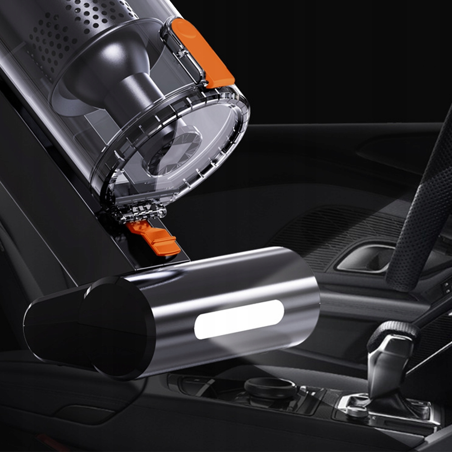 NAJMOCNIEJSZY Odkurzacz Samochodowy Cyklonowy HEPA TURBOSZCZOTKA +Pokrowiec Stan opakowania oryginalne