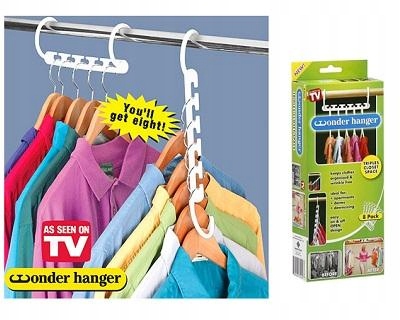 ORGANIZER NA WIESZAKI DO SZAFY WIESZAK 8 SZTUK Liczba sztuk 8 szt.