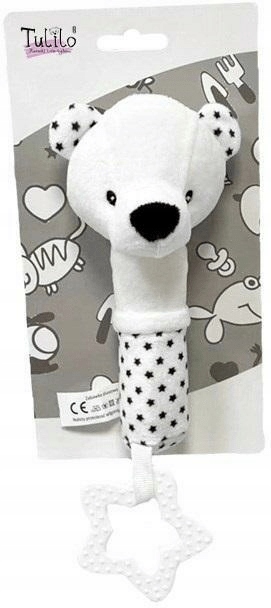 

Miś czarno-biały z dźwiękiem 17cm