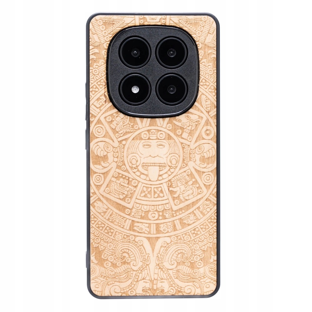 Dřevěné Pouzdro Bewood pro Xiaomi Redmi Note 14 Pro Plus 5G Kalendář Aztécký