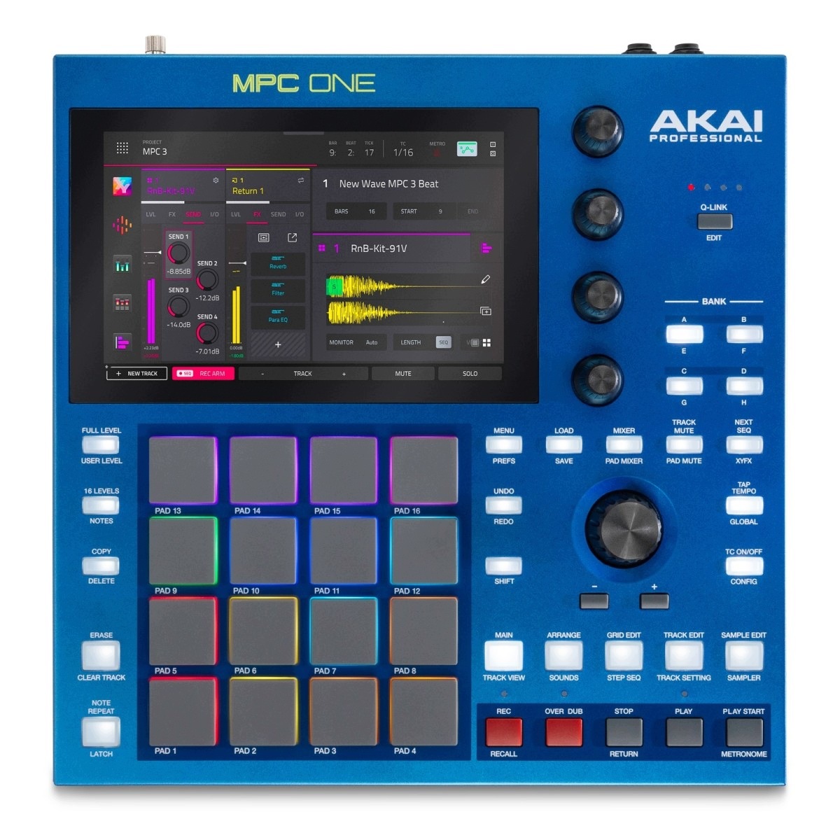 Akai Mpc One Gen 2 stanice pro hudební produkci Pady Mpc Sampler Sekvencer