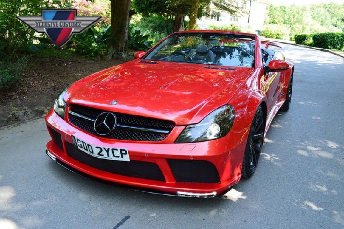 MERCEDES SL R230 BODY KIT BLACK + SERIES SPOILER Numer katalogowy części MESLBSBK2