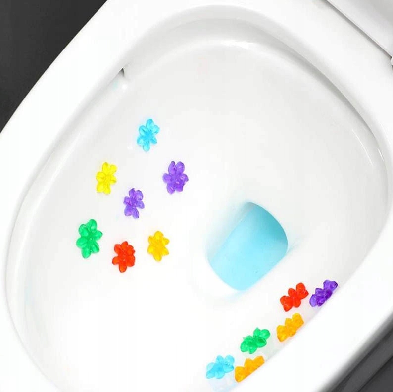 ŻELOWE krążki WC PUNKTOWY żel LEMON 60ml x10 Pojemność 0.06 l