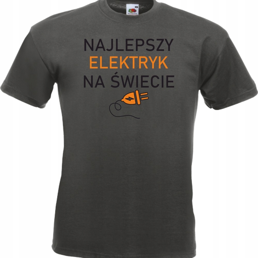 

Koszulka elektryk dla elektryka L grafitowa