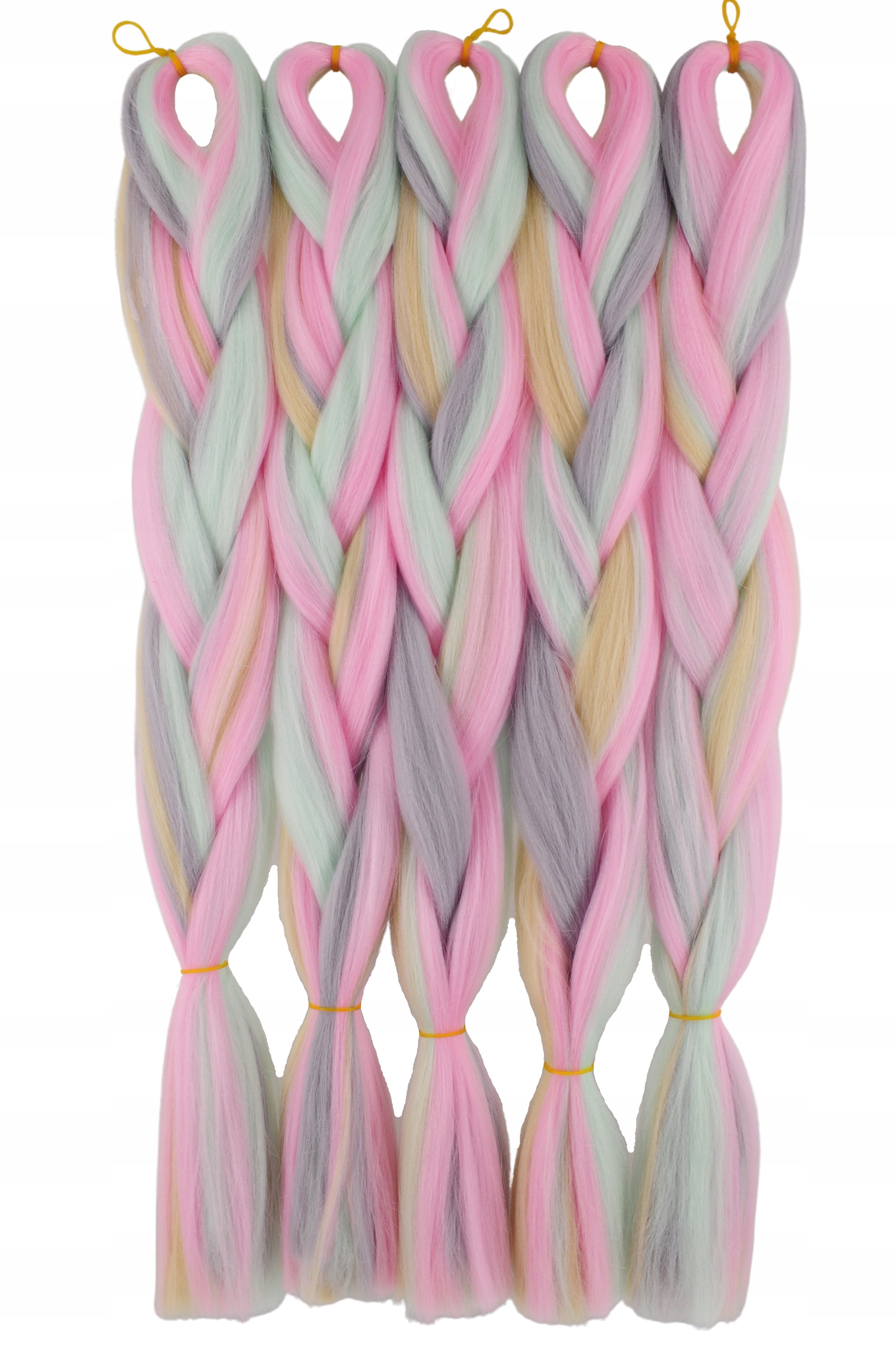 WŁOSY SYNTETYCZNE KOLOROWE WARKOCZYKI DRED MIX.406 Marka Smart Colours