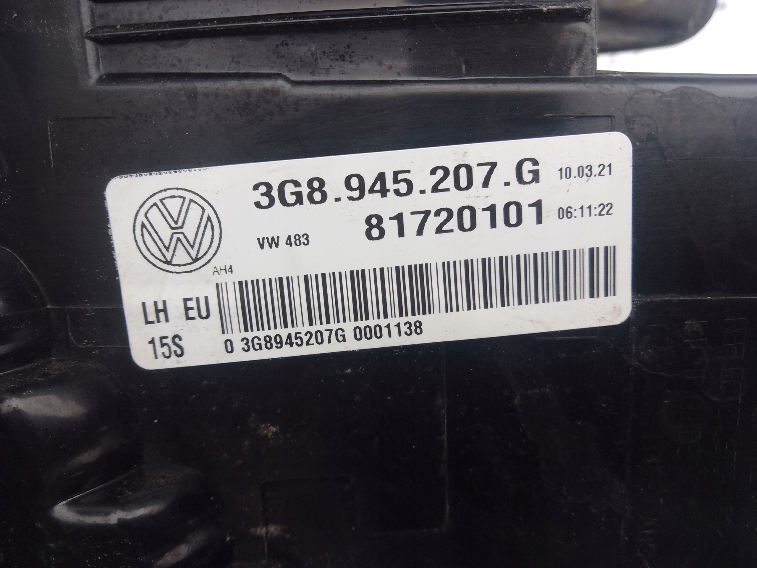 VW ARTEON light rear part rear left 3G8945207G