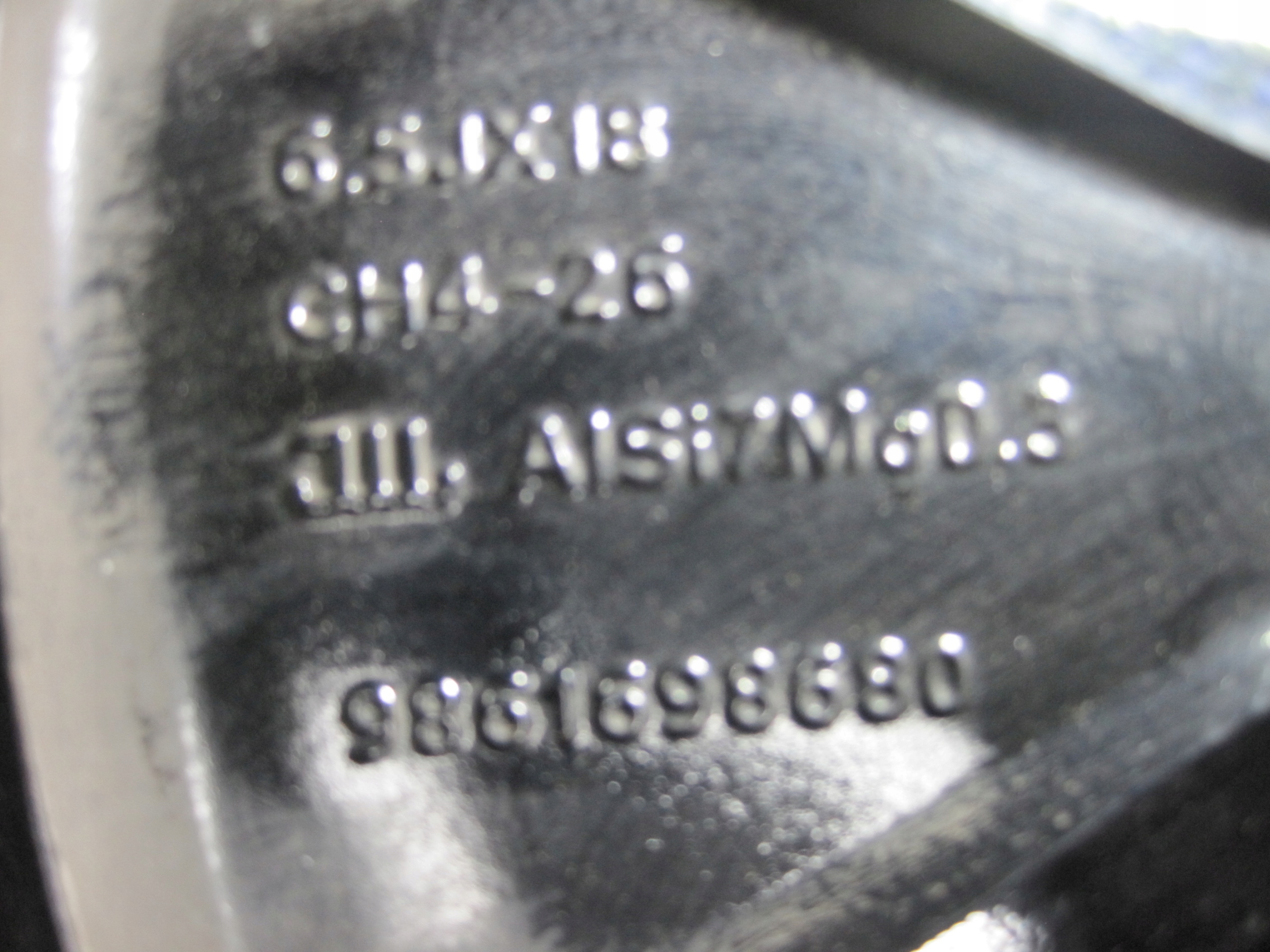 wheels discs tyres CITROEN C4 III R18 6 MM