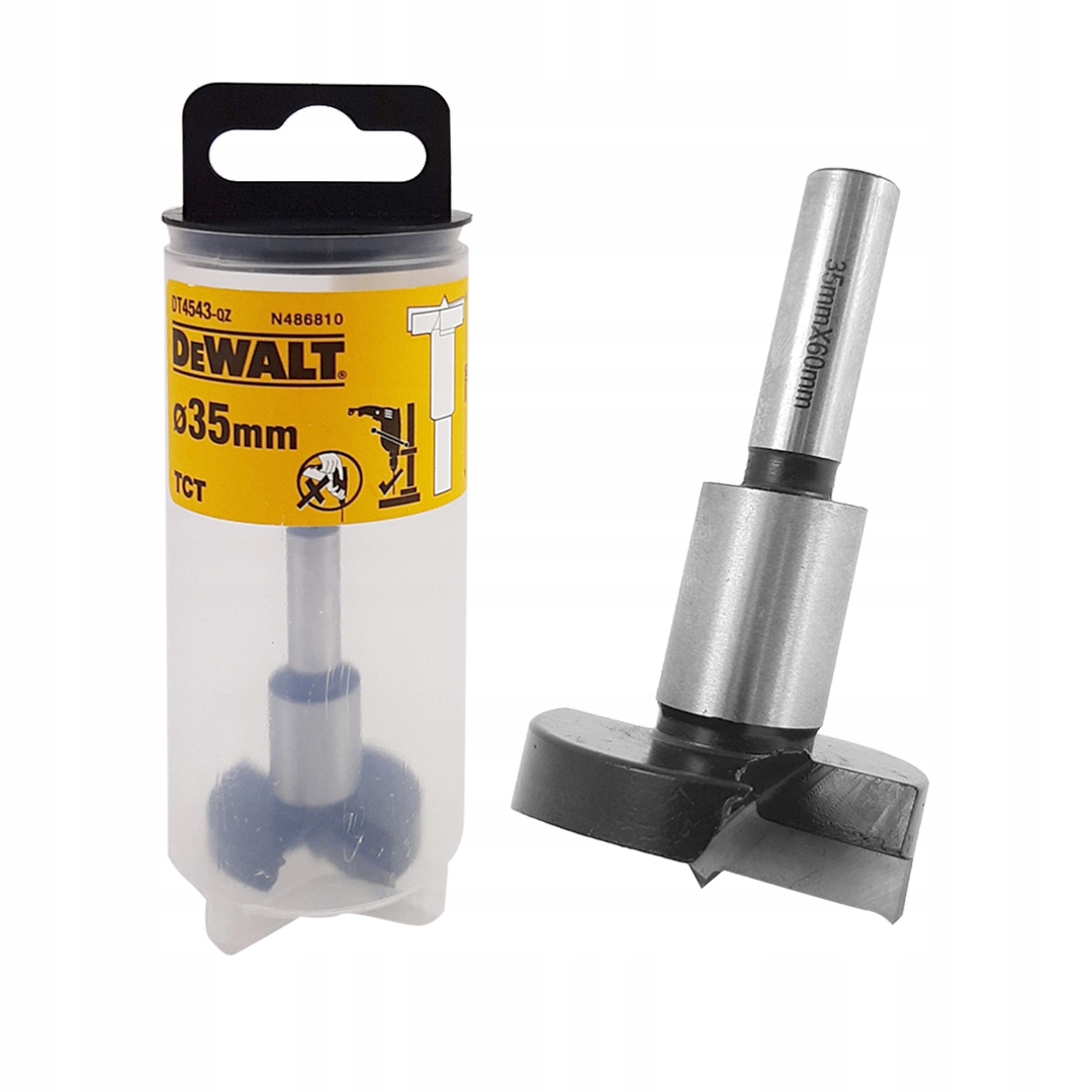 

Wiertło do drewna pod zawiasy 35mm DeWALT DT4543
