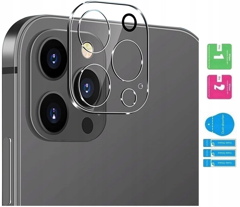 

Szkło Hartowane Aparat do iPhone 12 Pro Zestaw