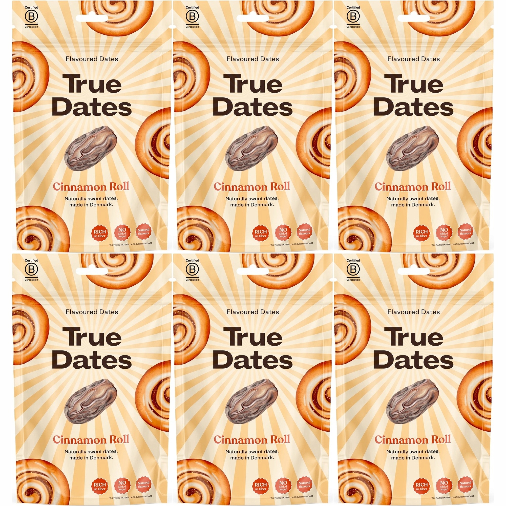 Zestaw daktyli True Dates daktyle o smaku Ciasteczka Cynamonowego 6 szt.