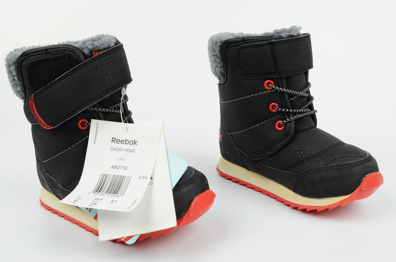 Buty dziecięce śniegowce Reebok Snow Prime AR2710 Kolor czarny