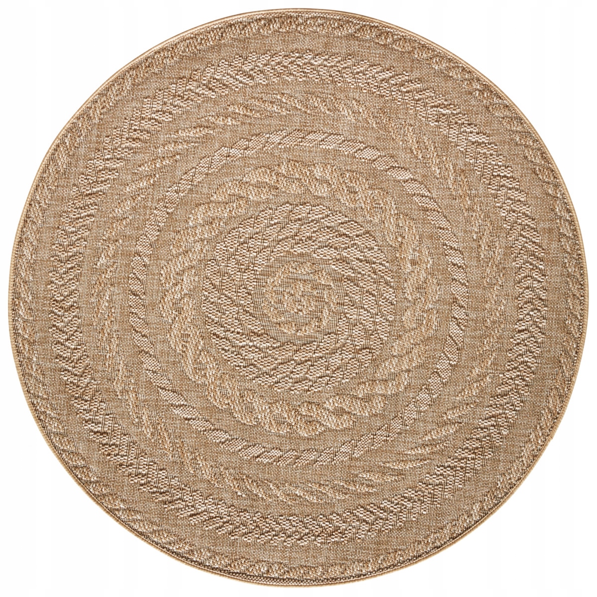 160x160 (průměr) kruh Kusový koberec Forest 103998 Beige/Brown – na ven i n