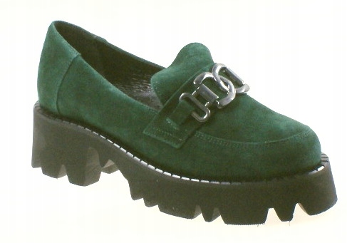 Laura Messi 2489 Polobotky Zelené Vel. 36