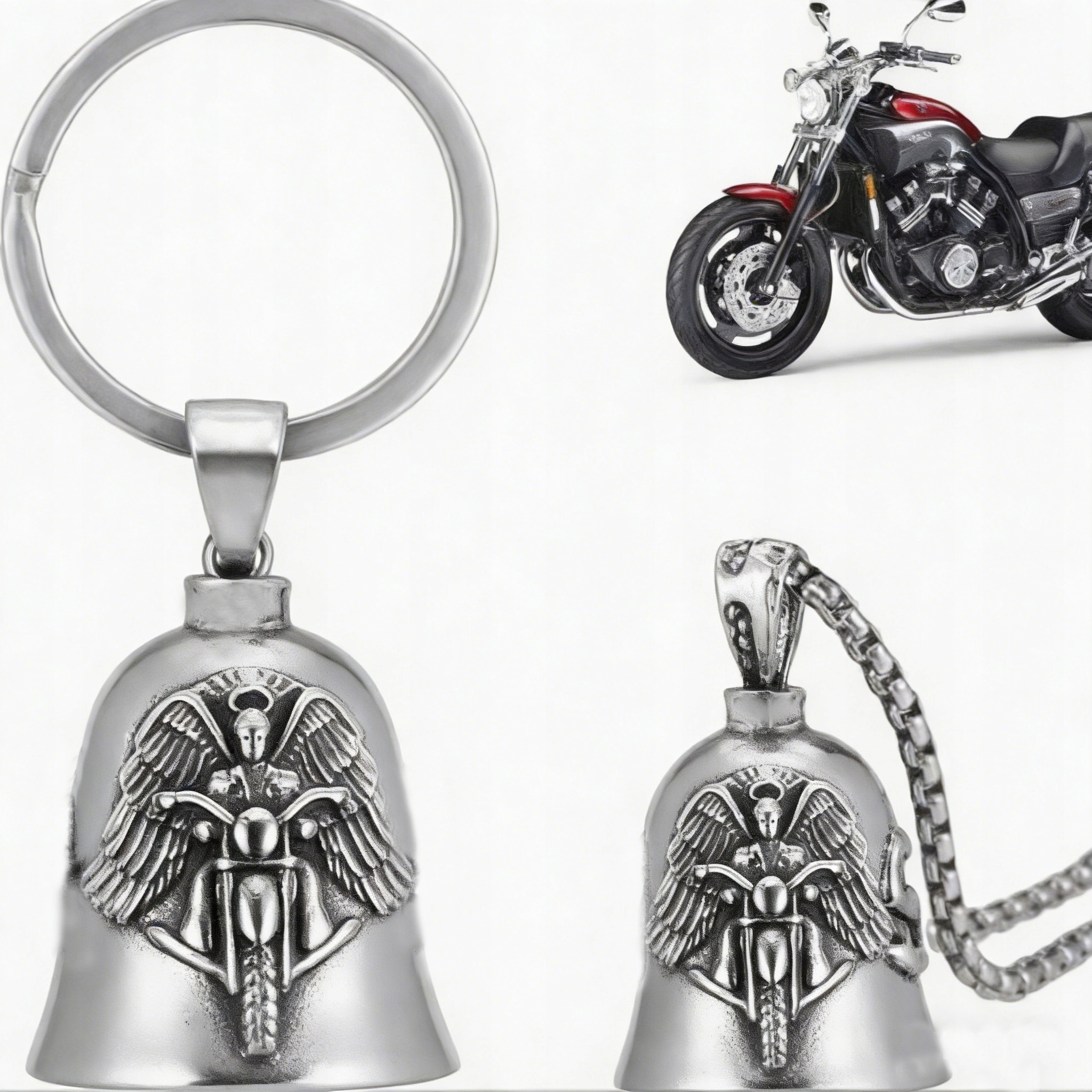 Dzwonek Motocyklowy Guardian Bell Brelok Zestaw 2 szt.