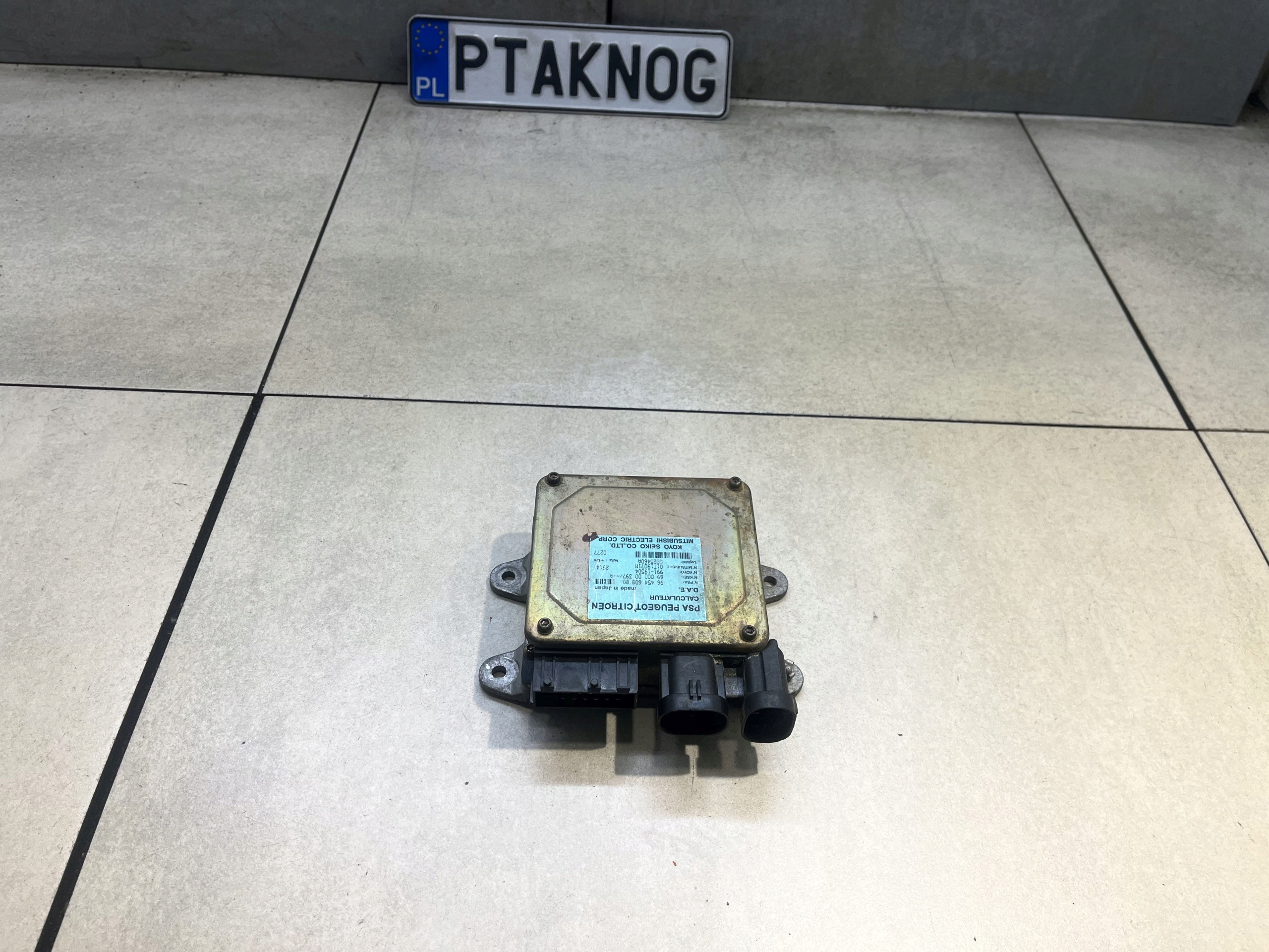 control unit PSA CITROEN C3 1.4 HDI 9645460980