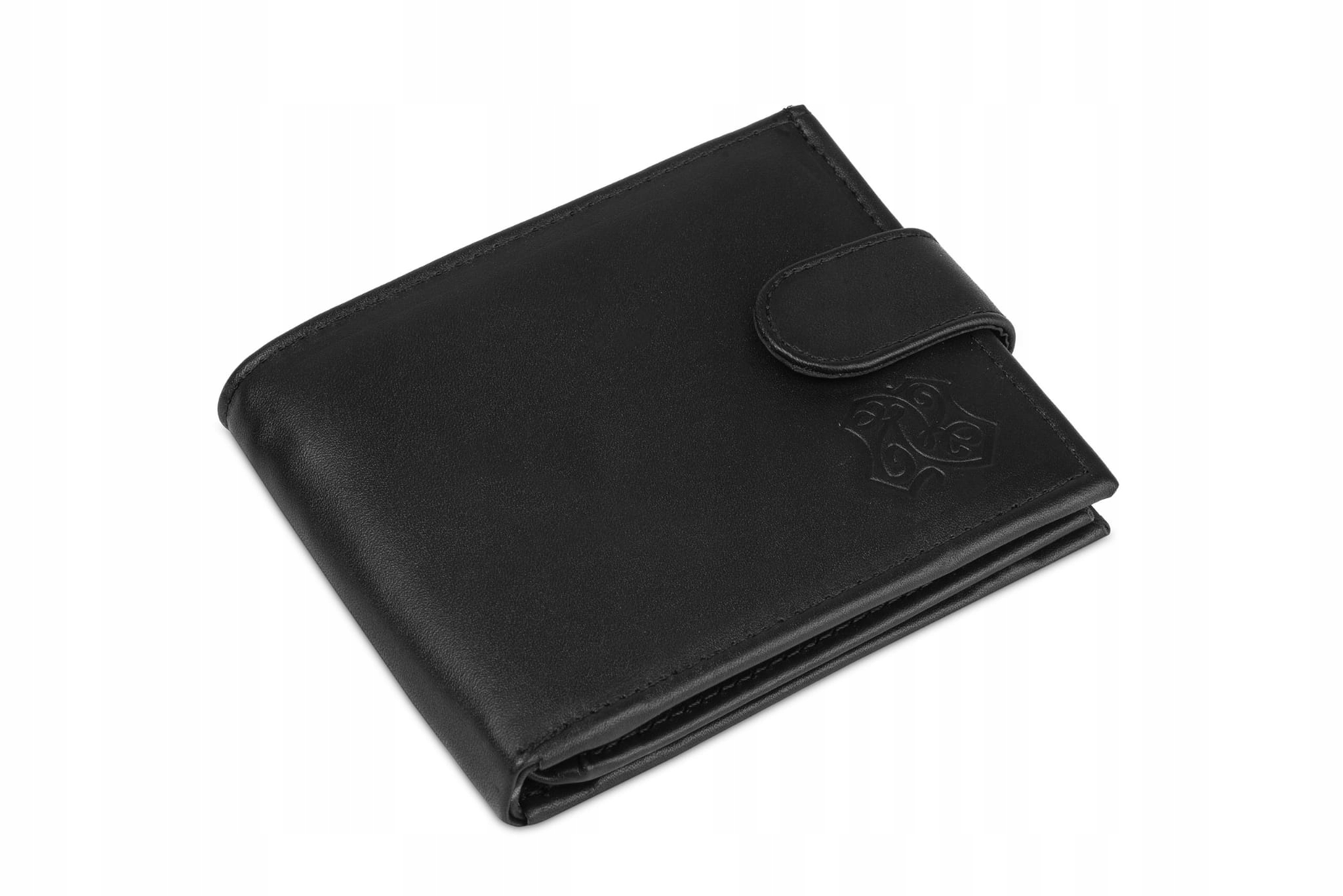 

Portfel Męski Skórzany Kaletnik Halerz Czarny Mat