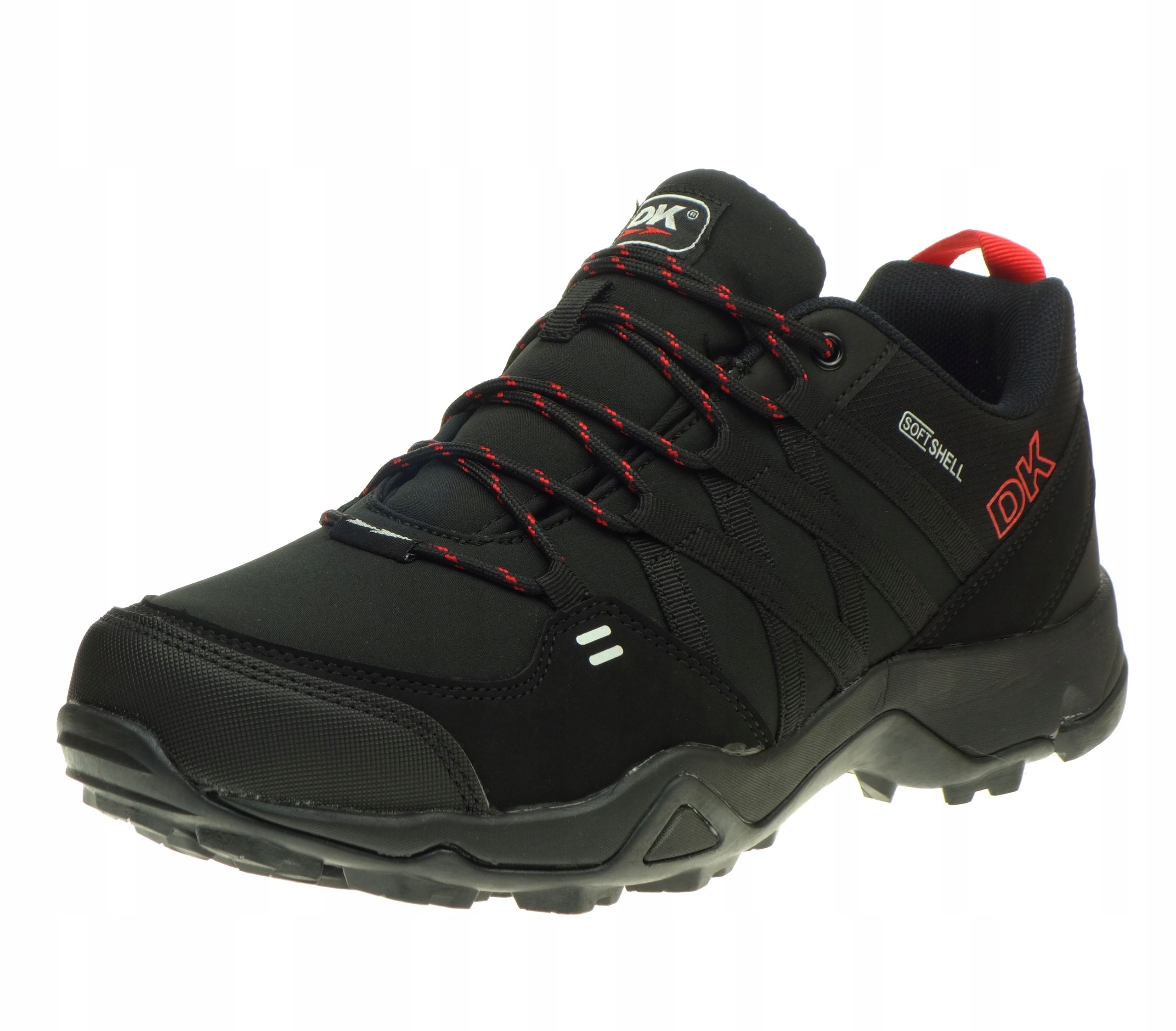 Buty Męskie Trekkingowe DK VB17282 SWAT SoftShell OUTDOOR Blk/Red 44