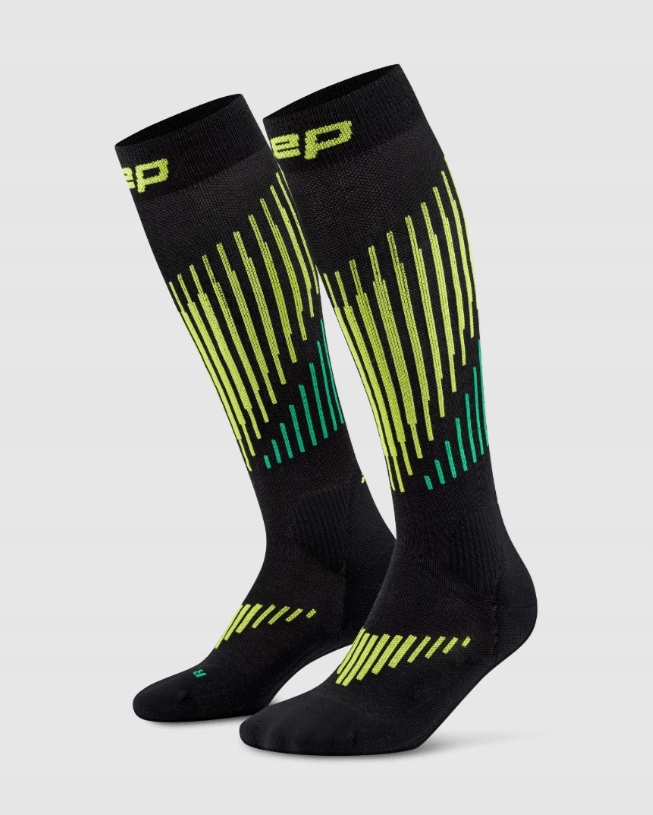 Dlouhé kompresní ponožky Cep Core Run pro muže s merino vlnou IV