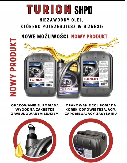 Olej silnikowy Turion Shpd 15w/40 5L