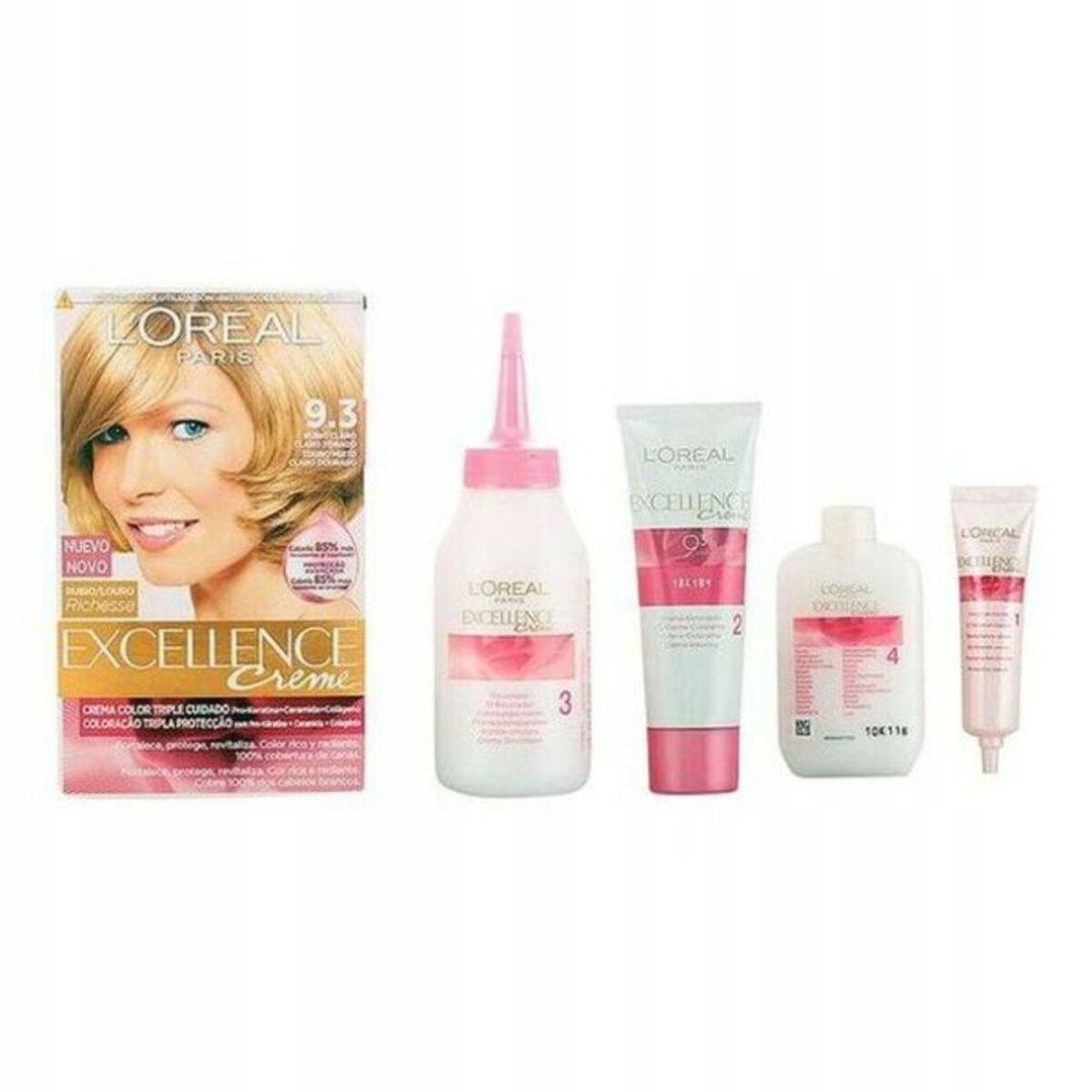 Permanentní barvení Excellence L'Oreal Make Up Excellence Jasný zlatý odstín
