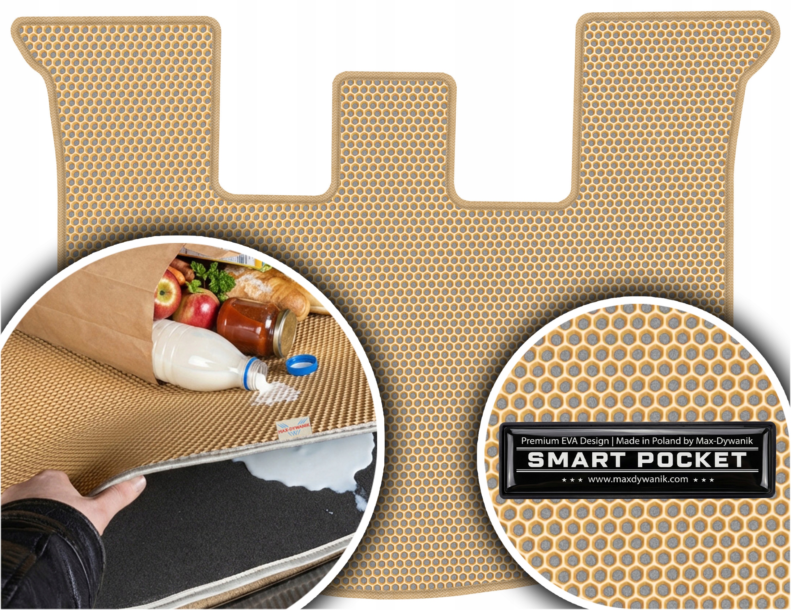 Nissan Cube III Minivan 2010-2019 Vložka do kufru Eva Smart Pocket Béžová